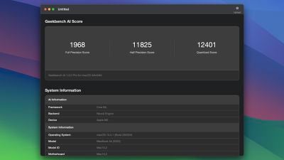 geekbench ai mac