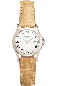 Calatrava Reference 4906 White Gold Quartz