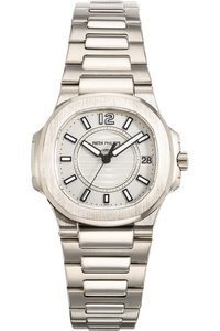 Nautilus Reference 7011 White Gold Quartz