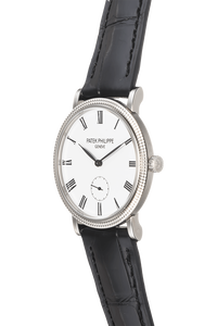 Calatrava Reference 7119 White Gold Manual