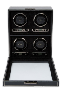 British Racing 4 Piece Watch Winder Black