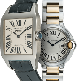 Certified Pre-Owned Cartier Santos and Ronde Solo Watches