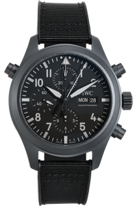 Pilot's Watch Double Chronograph TOP GUN Ceramic and Titanium Automatic