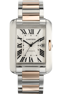 Tank Anglaise XL Rose Gold and Stainless Steel Automatic