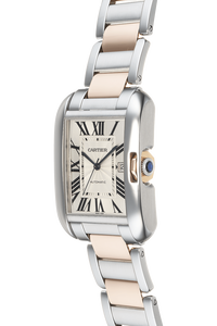 Tank Anglaise XL Rose Gold and Stainless Steel Automatic