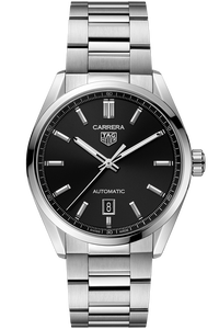 Carrera Calibre 5 Automatic Black Steel Watch