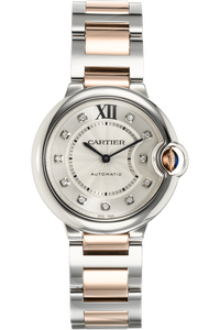 Ballon Bleu Rose Gold and Stainless Steel Automatic